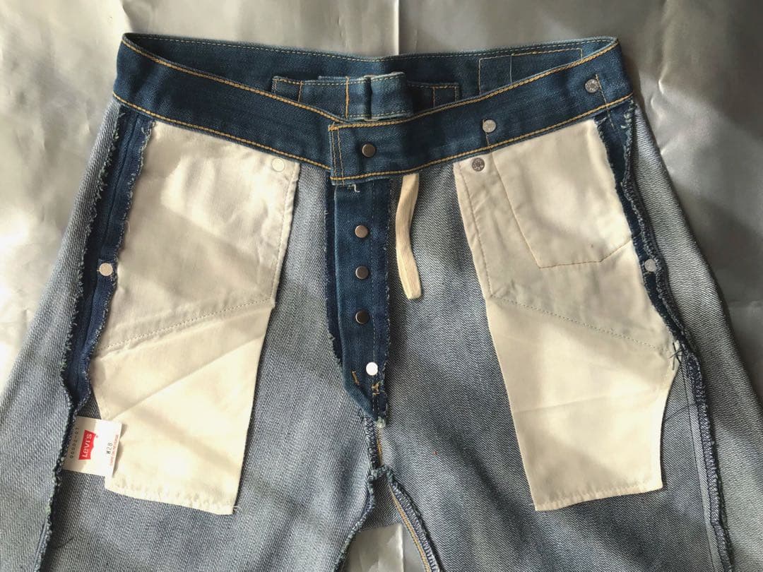 00s 初期 リーバイス エンジニアードジーンズ ルーズ 立体裁断デニム W28