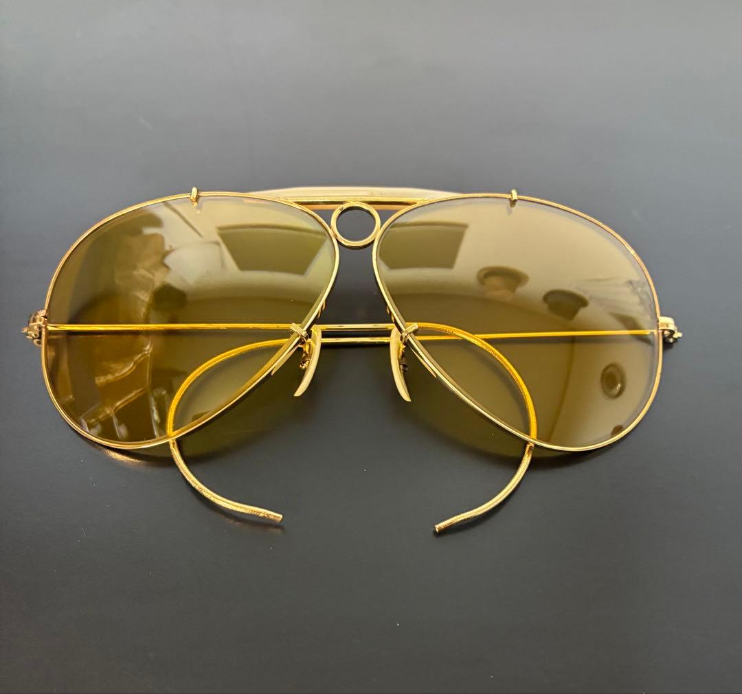 【希少美品】70s B&L RAY-BAN USAシューター縄手/カリクローム
