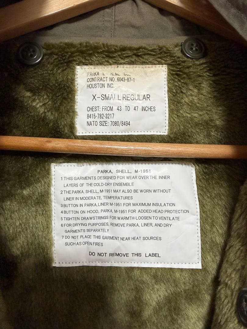 HOUSTONヒューストン米軍 M-51 モッズコート