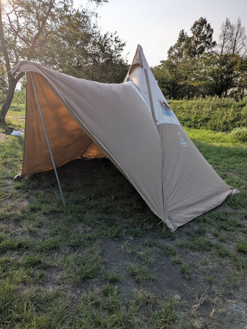 s'more（スモア）　Tetto　ワンポールテント　ポリコットン