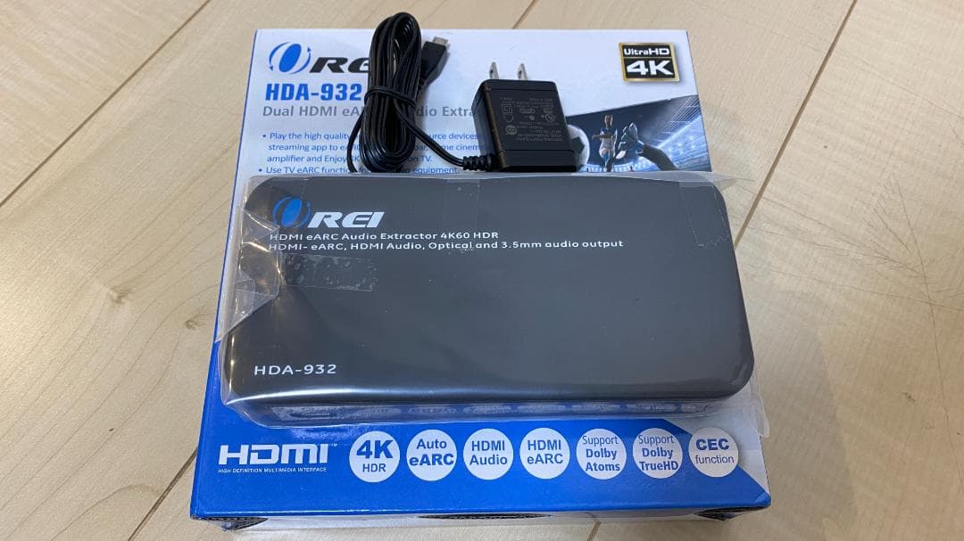 OREI HDA-932 HDMI eARCオーディオエクストラクター