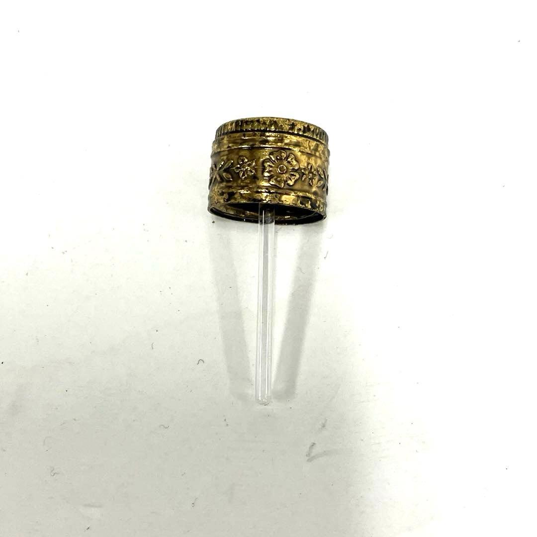 アンティーク☆Bohemia☆ボヘミアンガラス☆香水ボトル☆ミニボトル☆ブラウン