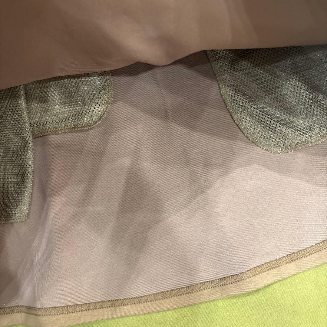 CPG GOLFブラウン ストライプウエストバンド ゴルフスカート