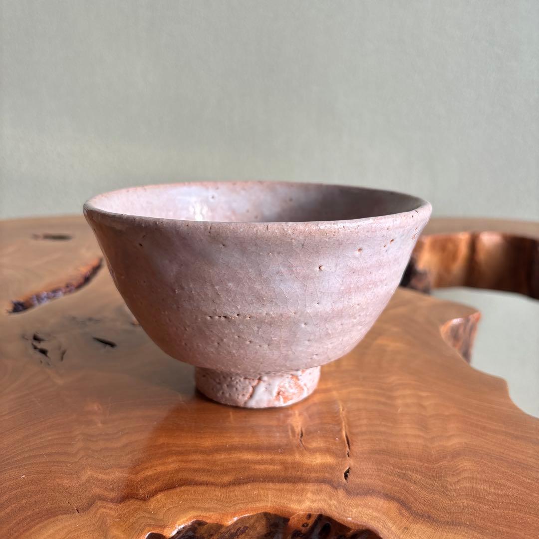 赤瀬清泉造 草添窯 萩焼 抹茶碗 茶道具 共箱（11t）