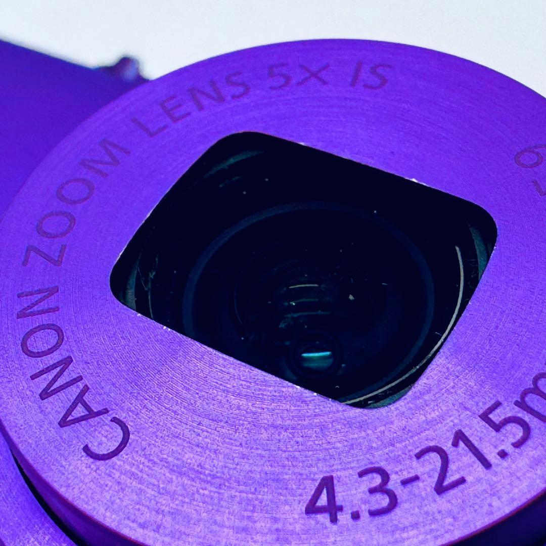 【訳あり】Canon IXY 430F パープル FULL HD デジタルカメラ