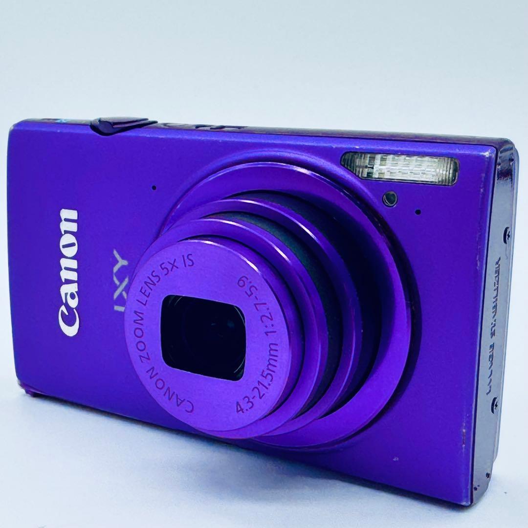 【訳あり】Canon IXY 430F パープル FULL HD デジタルカメラ