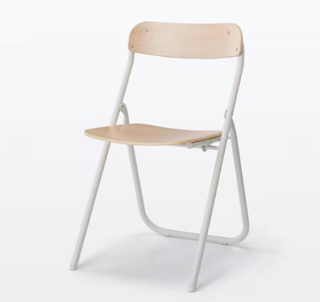 【現地引取OK】MUJI 折りたたみ式テーブルと椅子セット