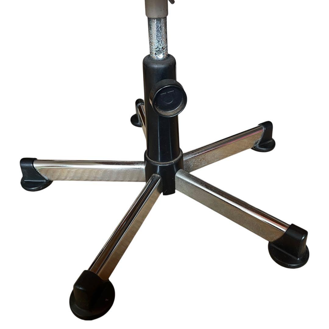 国産ヴィンテージ レトロ チトセ￼デスクチェア 昭和　ビンテージ 椅子 チェック