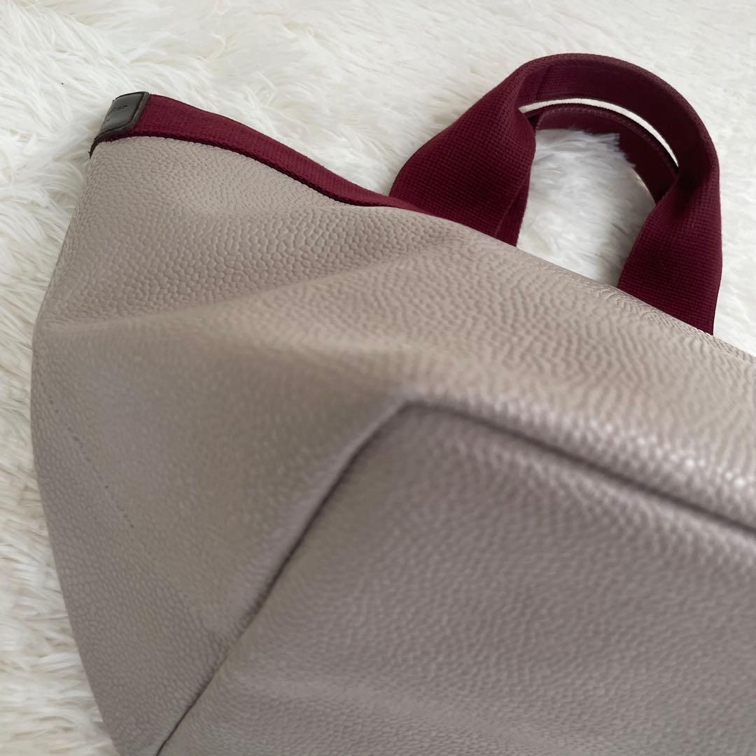 エルベシャプリエ 707GP(リュクス舟型トートM)マスティック ハンドバッグ