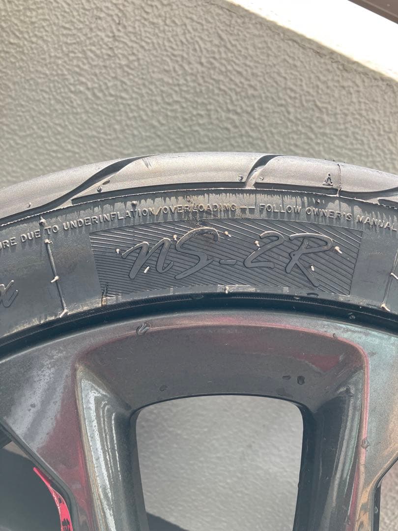 124スパイダーホイール 4本 17インチ 10分山 NS-2R Hiro