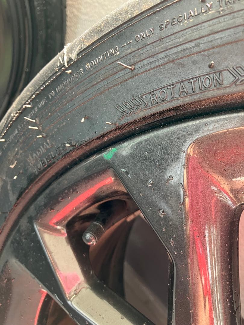 124スパイダーホイール 4本 17インチ 10分山 NS-2R Hiro