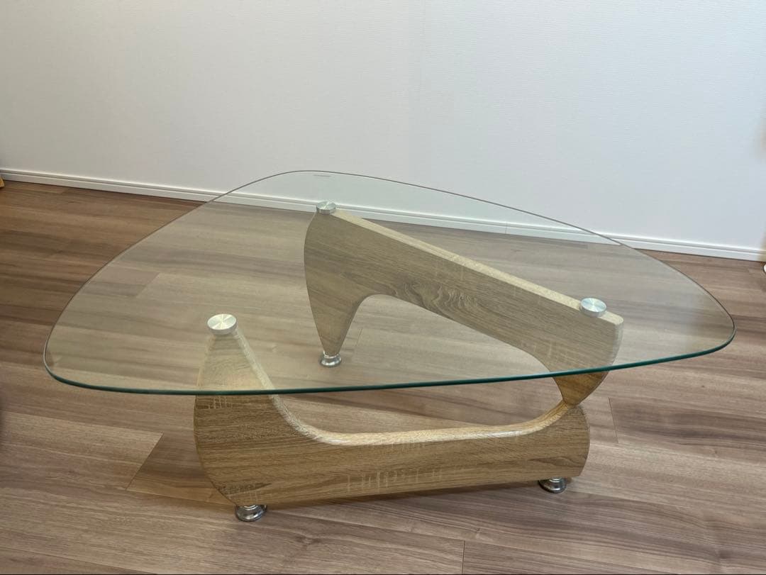 ※引取り限定　イサム・ノグチ　ローテーブル　ガラス　おしゃれ　モダン