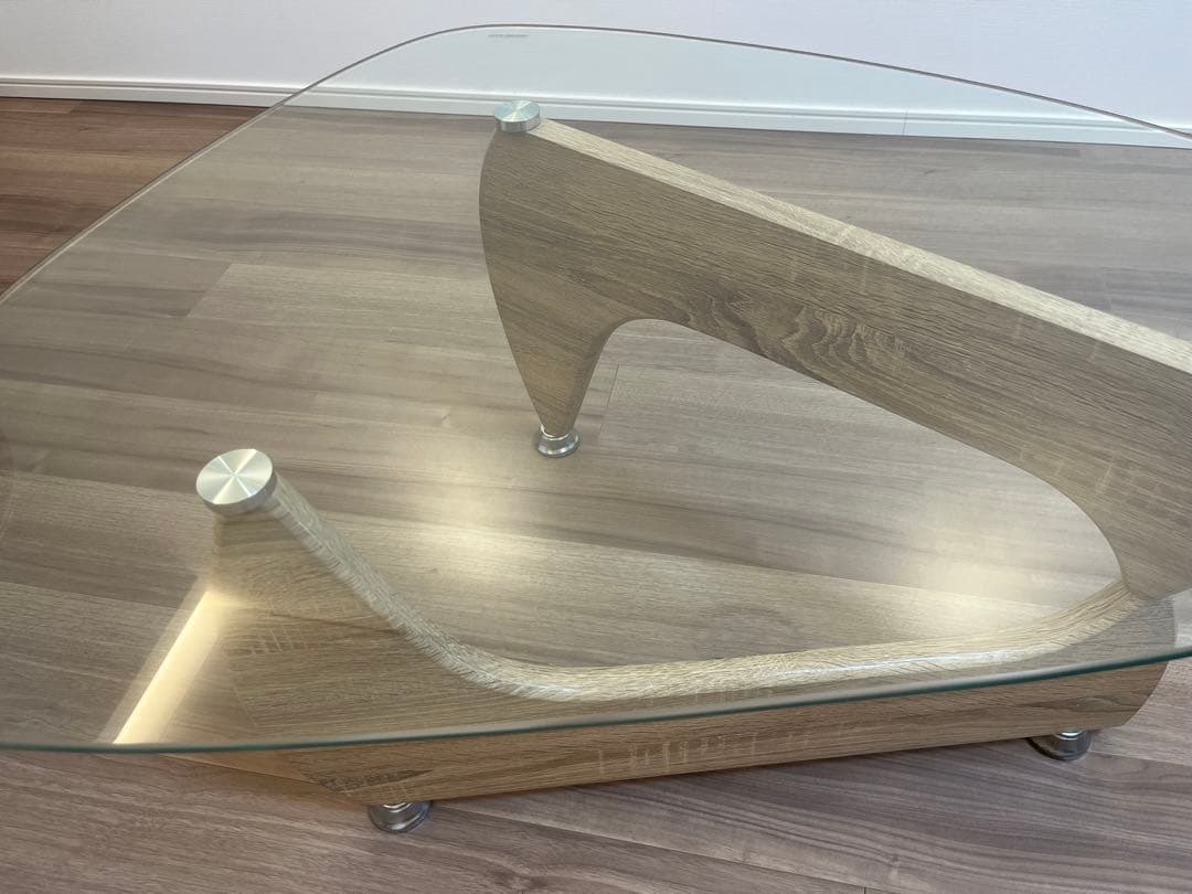 ※引取り限定　イサム・ノグチ　ローテーブル　ガラス　おしゃれ　モダン