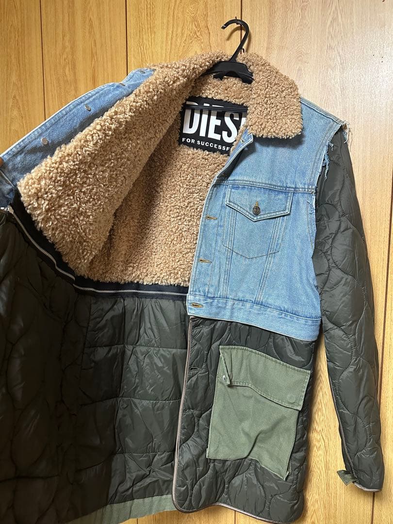 最終価格！　DIESEL ディーゼル　コート　デニム　キルティング