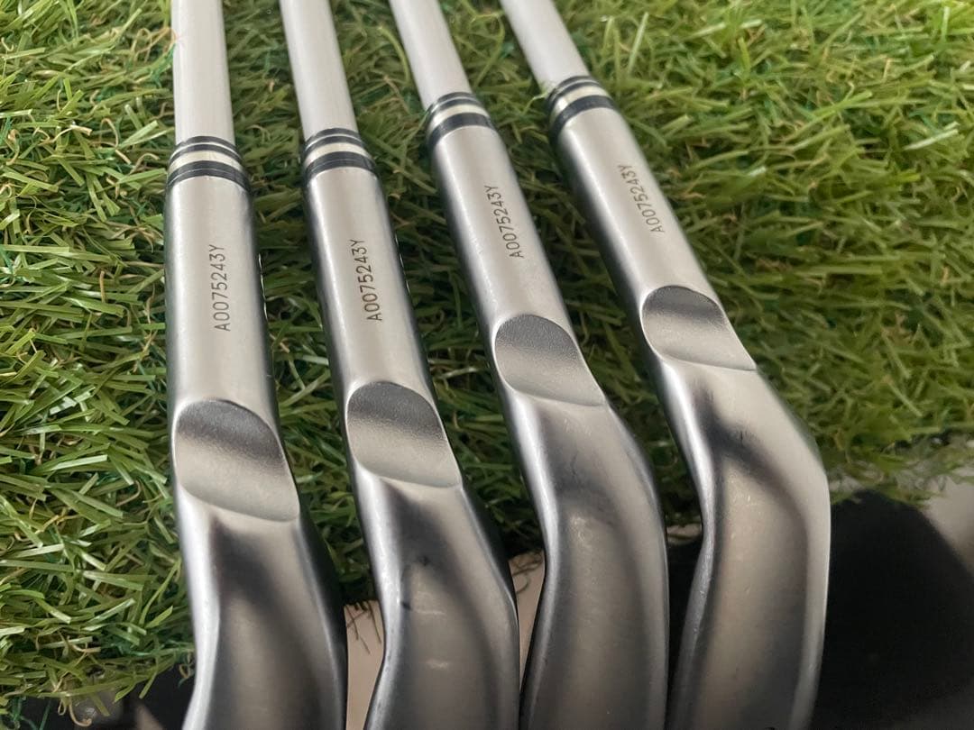 PING gle3 レディースアイアン 4本セット　A 純正カーボン　グリーン