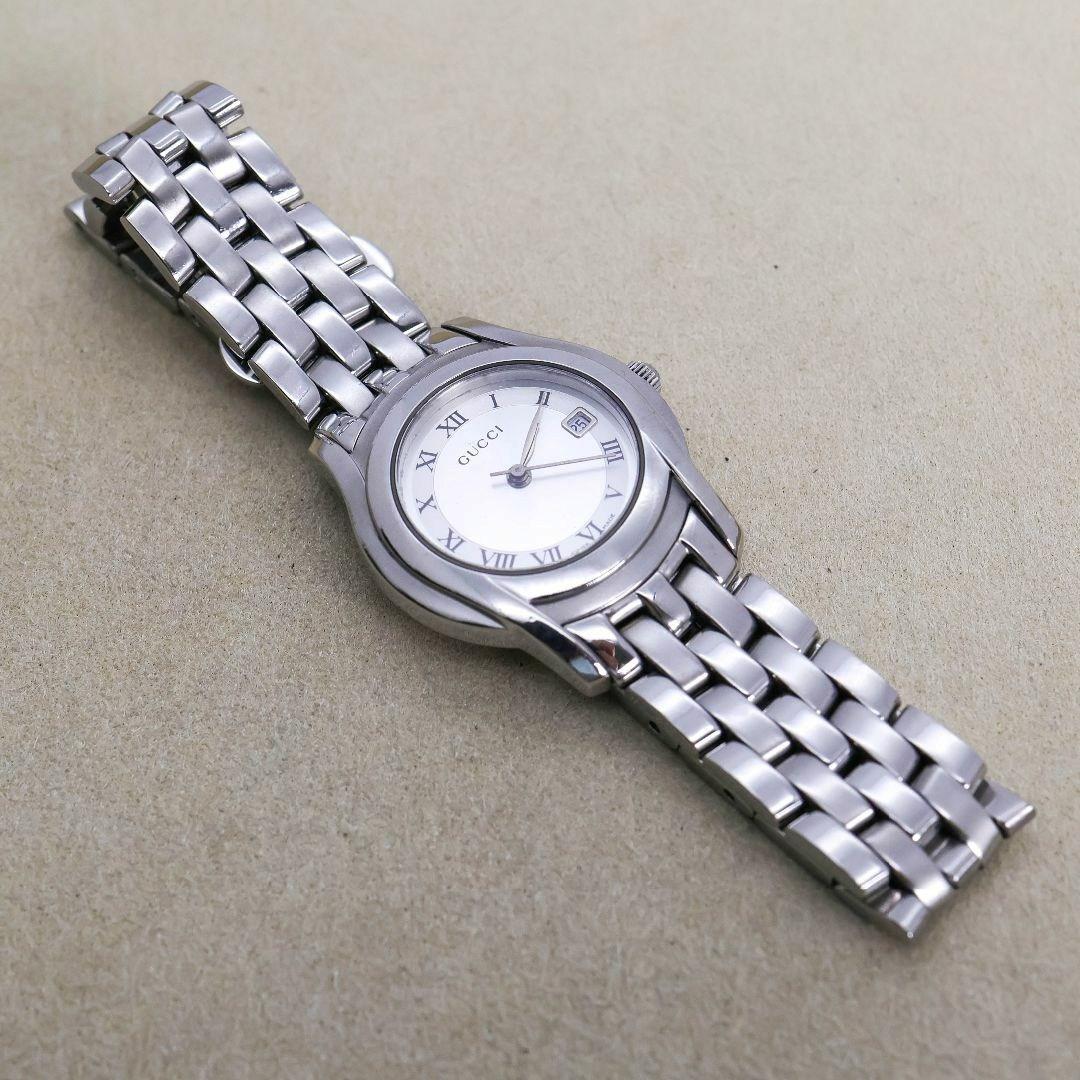 稼働 GUCCI 腕時計 5500L レディース Gクラス 新品電池 1423
