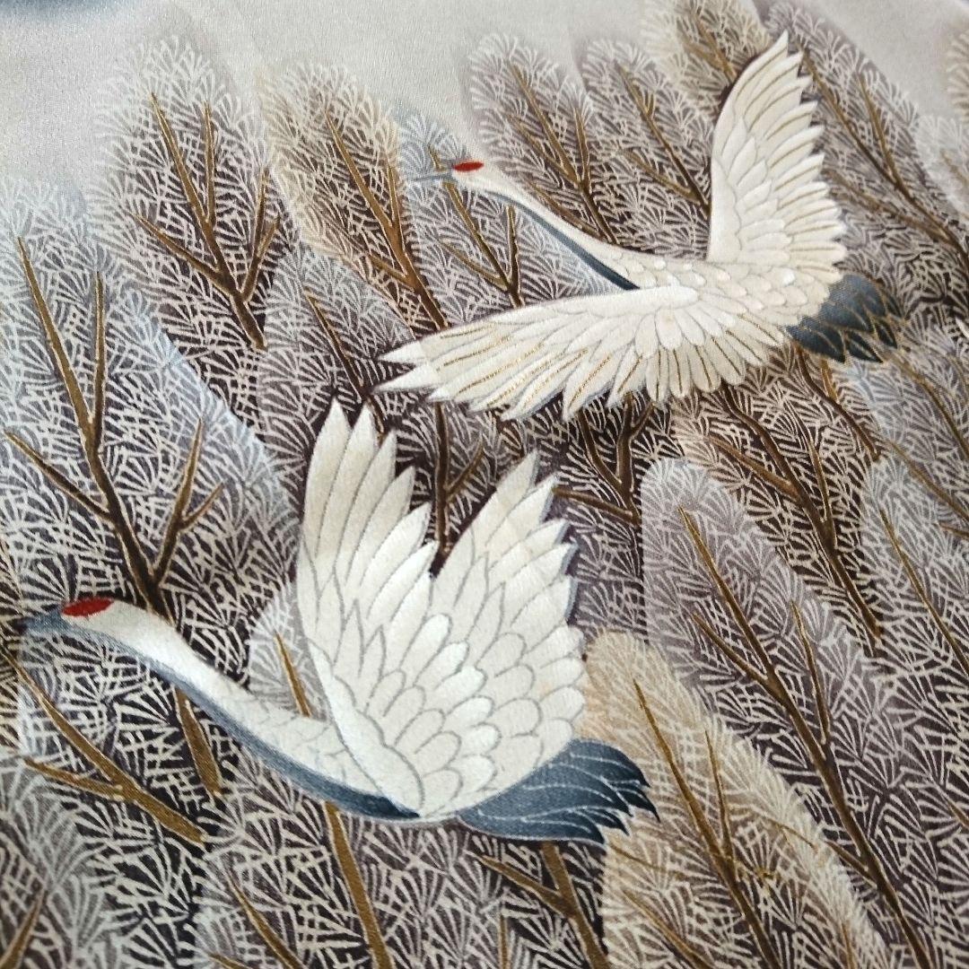 1574★正絹 黒留袖 着物 5枚セット おまとめ リメイク素材