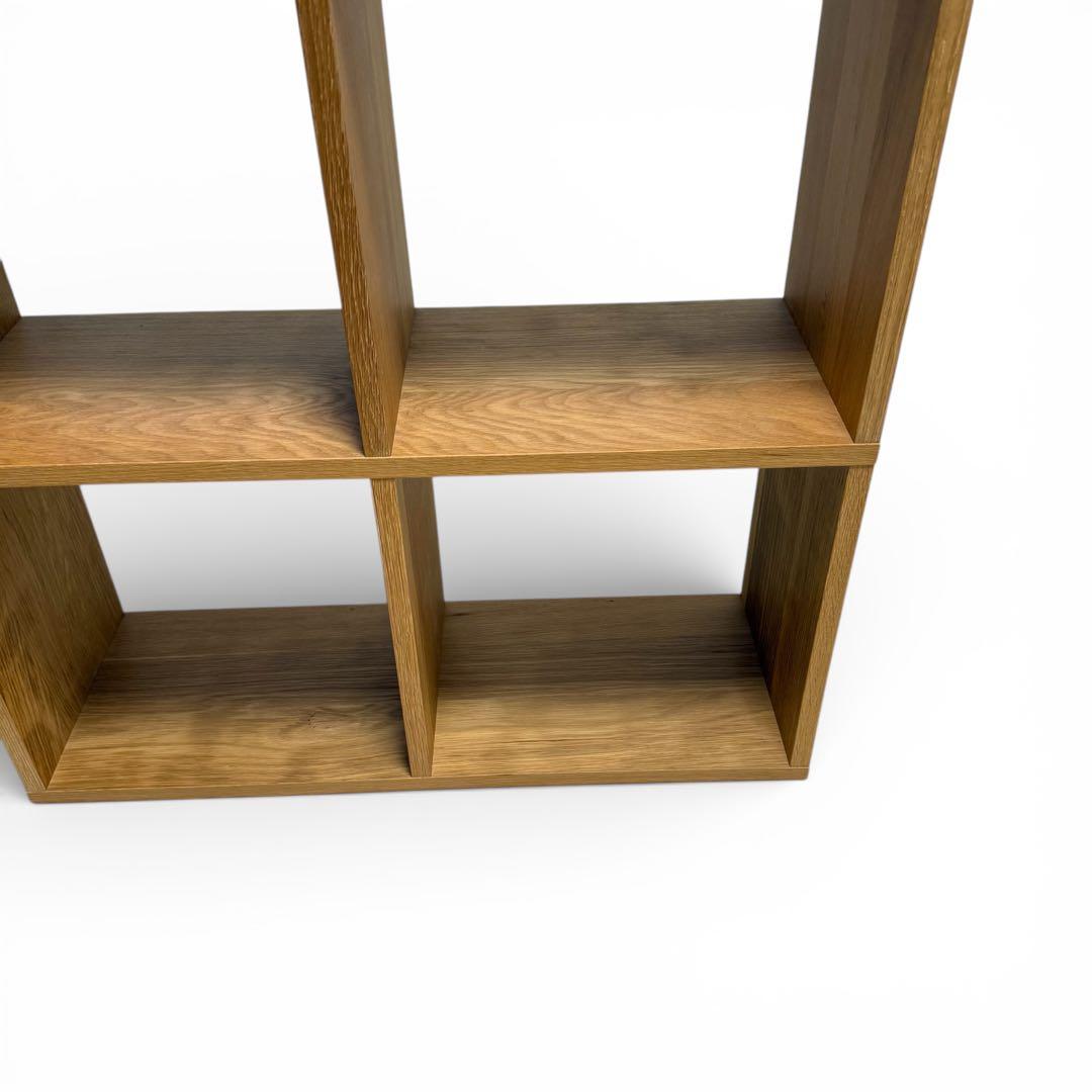 無印良品 MUJI スタッキングシェルフ 2段2列 オーク材 北欧 ナチュラル