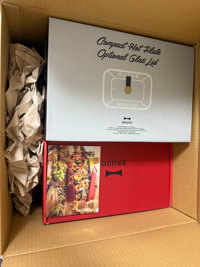 【新品・未使用】bruno コンパクトホットプレート コンプリートセット レッド