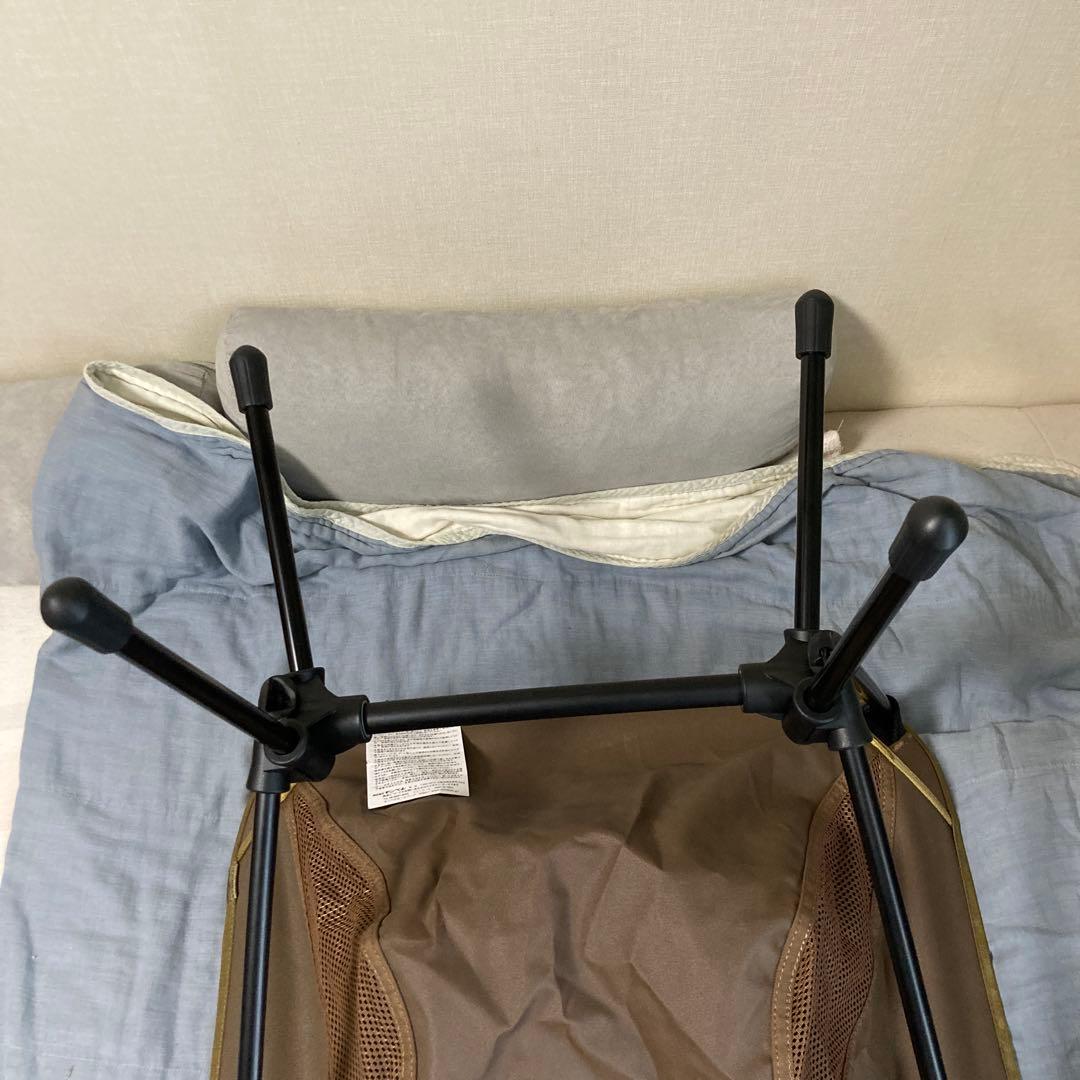 【美品】Helinox 折りたたみアウトドアチェア ブラウン