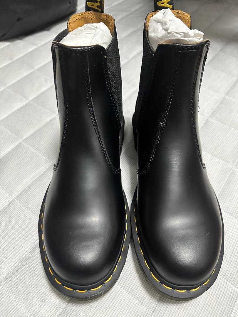 【新品】Dr. Martens 2976ブラック チェルシーブーツ　25cm