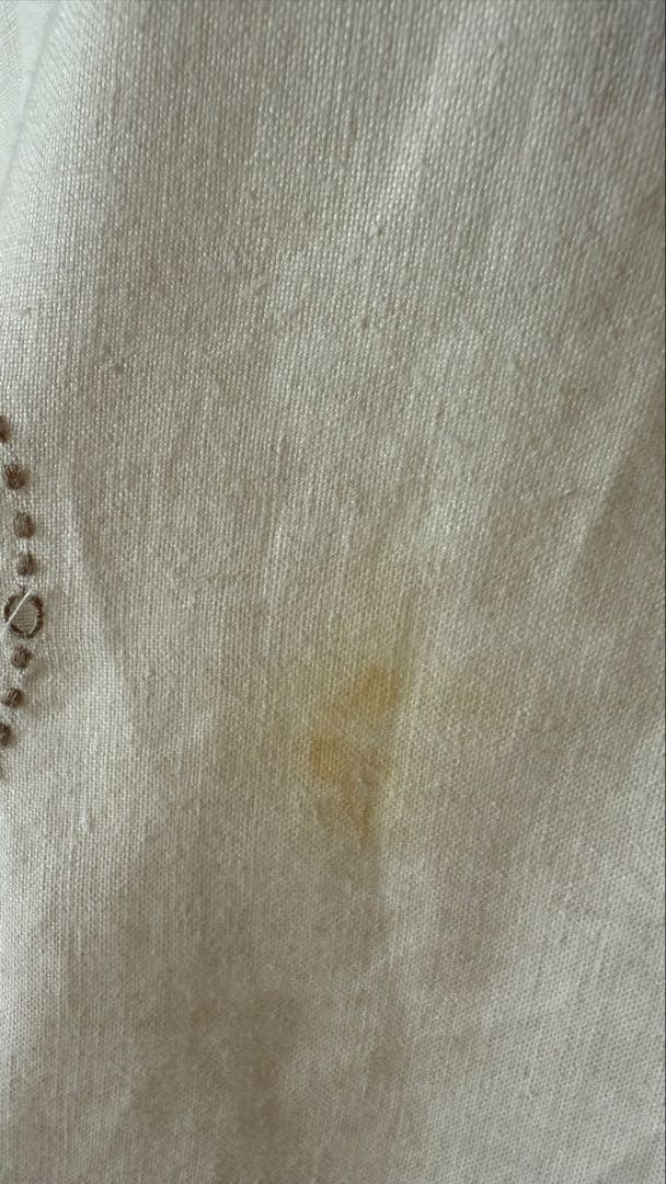 SALE❣️アンティークஐ花柄刺繍の大判クロスஐフランスお買い得