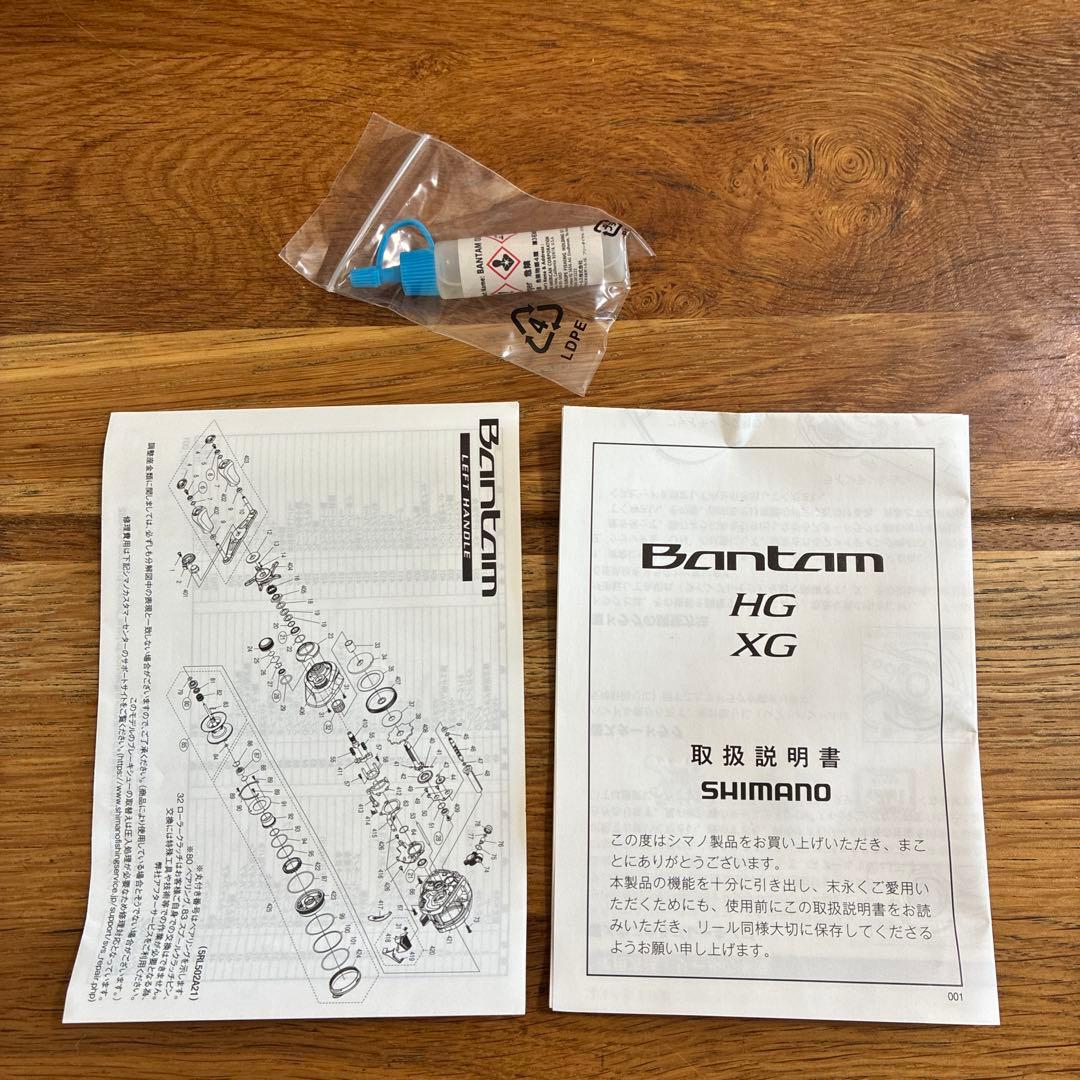 美品　SHIMANO シマノ 22バンタム XG LEFT Bantam ベイト