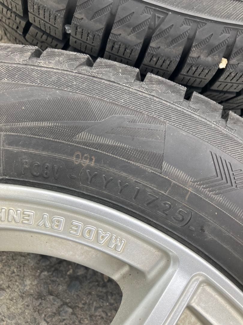 14インチ 冬タイヤアルミセット ヨコハマタイヤ155/65R14軽自動車送料込