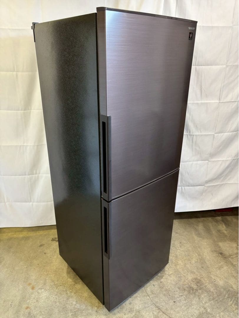 SHARP 2ドア冷蔵庫 SJ-PD28E-T 2019年製 280L 右開き