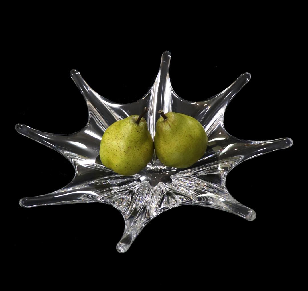 バカラ 稀少型 特大 フルーツコンポート 約4kg バスケット オブジェ 置物