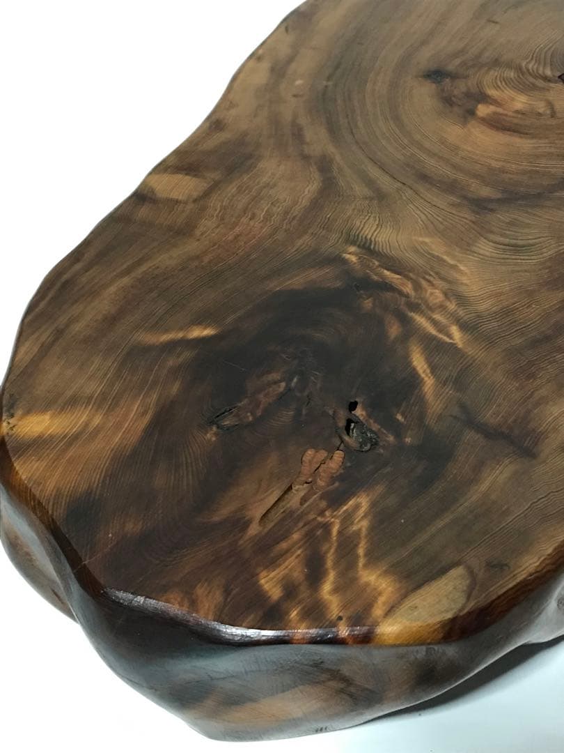 屋久杉 花台 飾り台 盆栽台 置物台　不定形