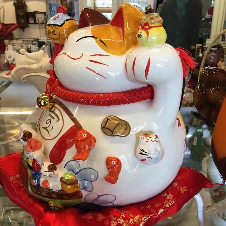 可愛い 招き猫 貯金箱