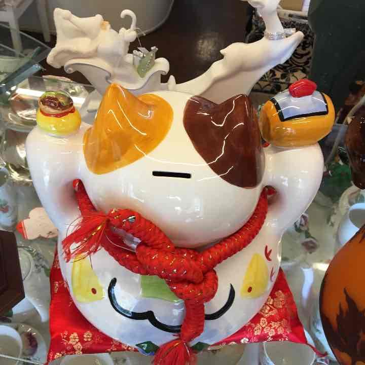 可愛い 招き猫 貯金箱