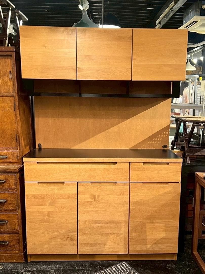 unico ウニコ ワイス キッチンボード カップボード 食器棚 北欧ナチュラル