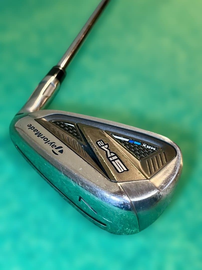 【TaylorMade　SIM2　MAX　アイアン　KBS-S　5本セット】中古