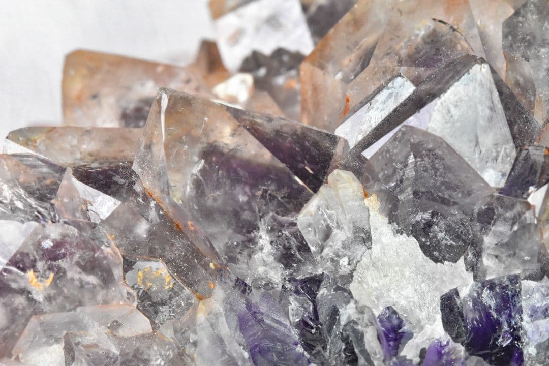 ザンビア産 ホワイトキャップアメジストクラスター