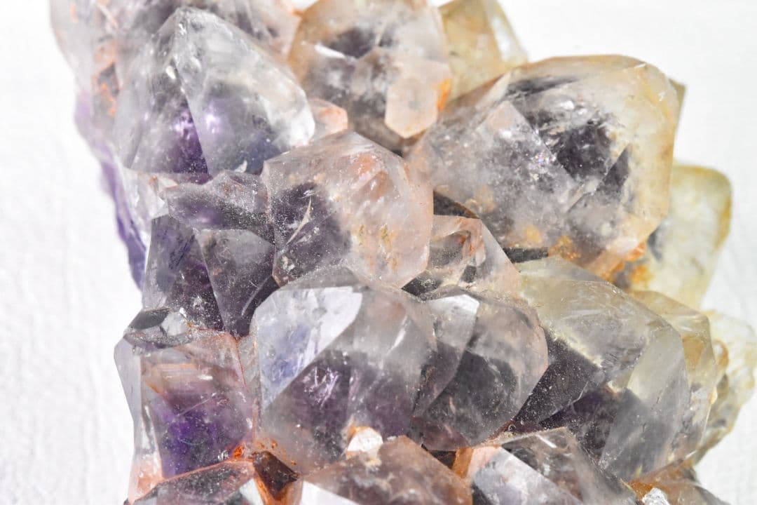 ザンビア産 ホワイトキャップアメジストクラスター