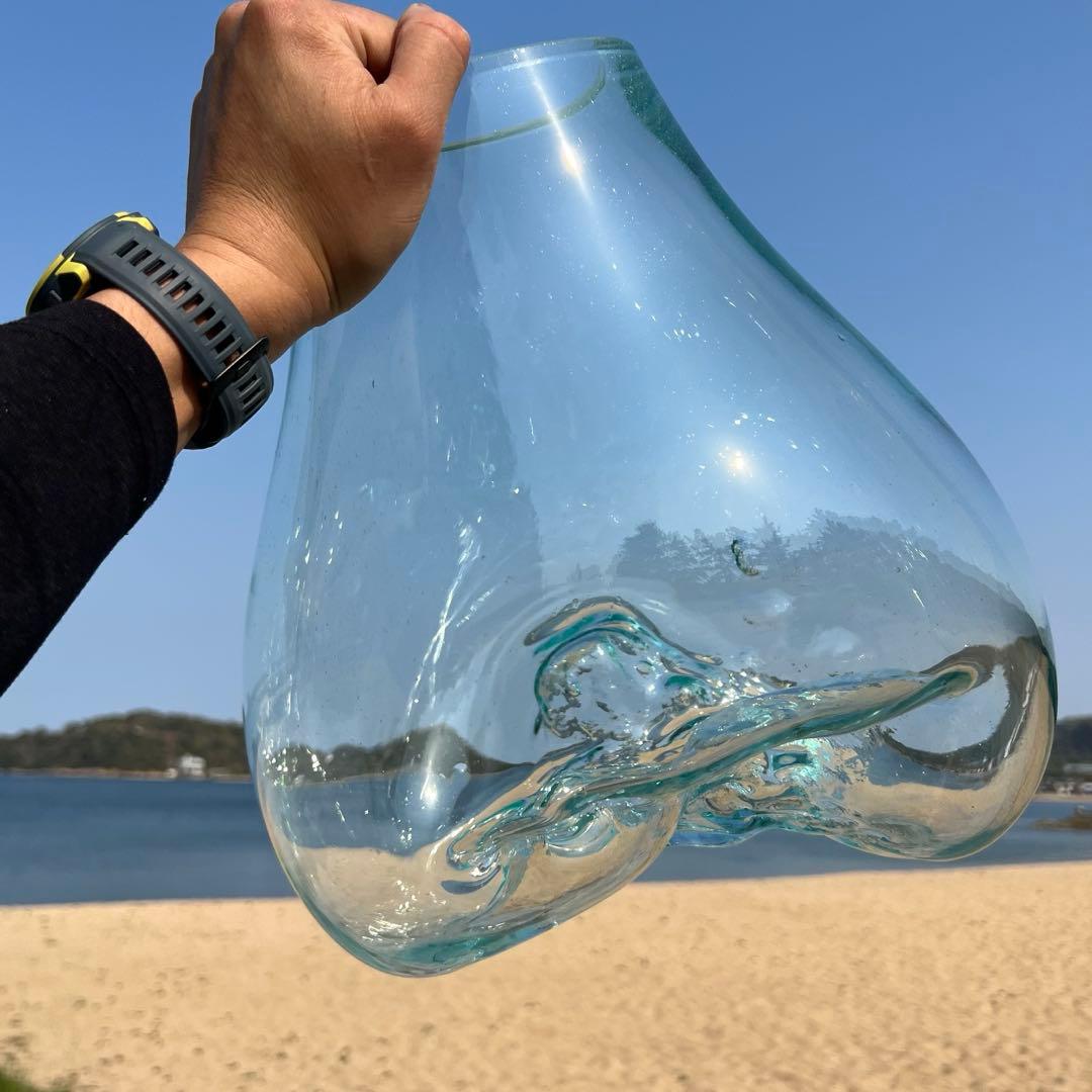 超超特大流木ガラスオブジェWB 花瓶 金魚鉢 水槽 苔リウム メダカ容器 超大型