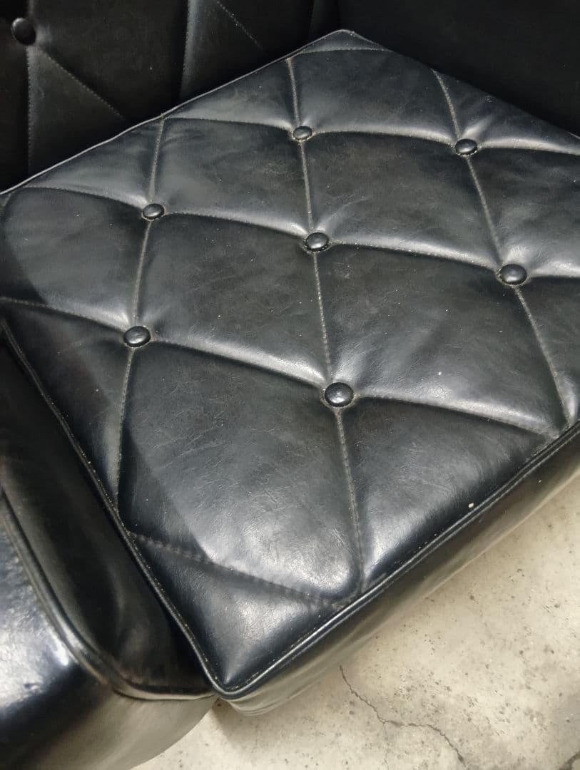 希少！ビンテージ カリモク60 ロビーチェア1シータースタンダードブラック