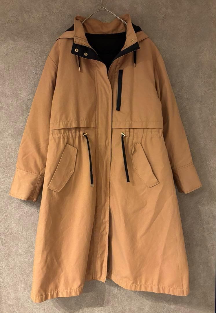 バンヤードストーム ライナーロングフーディ　ベージュ　0　ロングコート