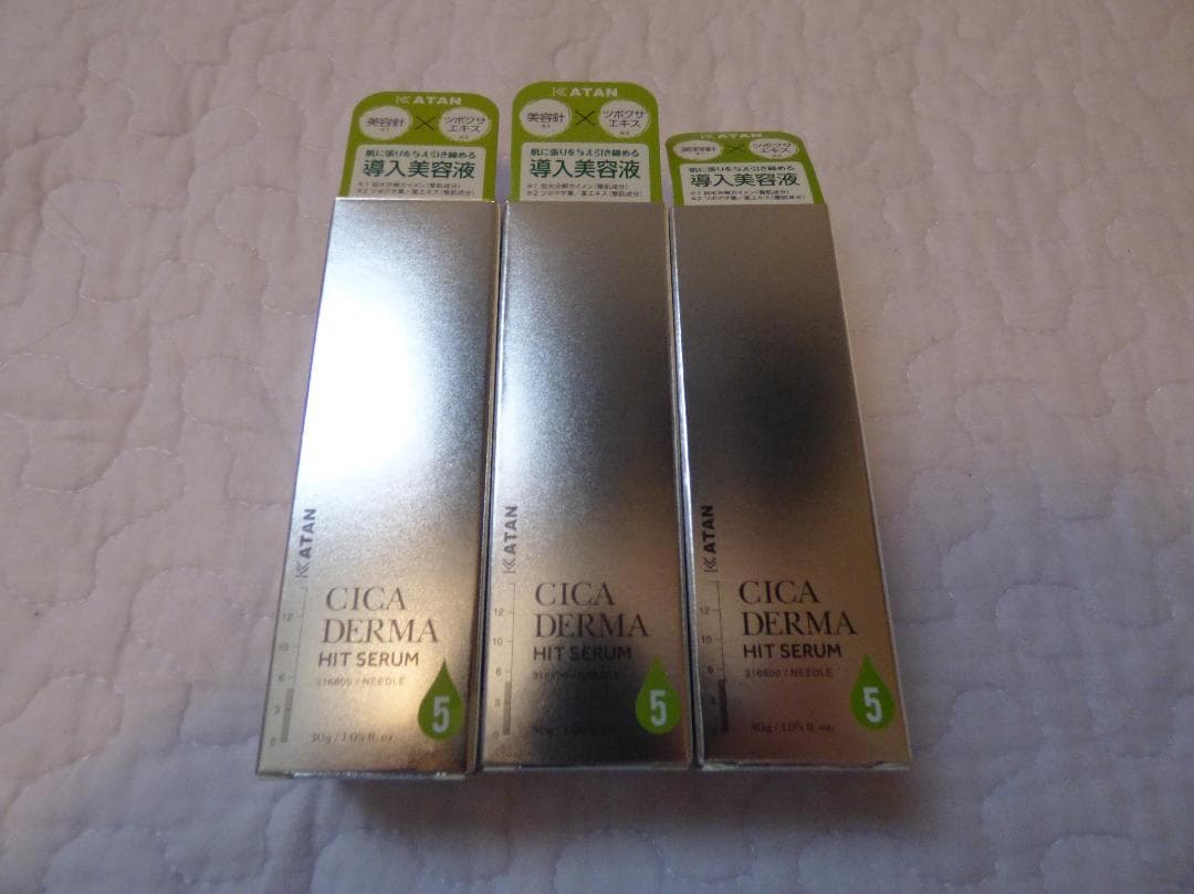 KATAN Cica ダーマヒットセラム5 30g シカ ニードルショット 3本