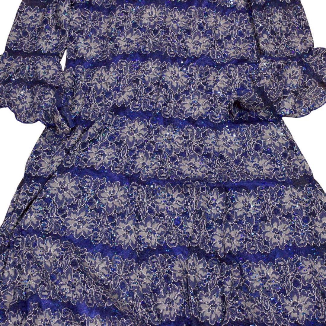 美品　Da Vetrash　ダ・ベトラッシュ【M】フラメンコ ドレス レース装飾