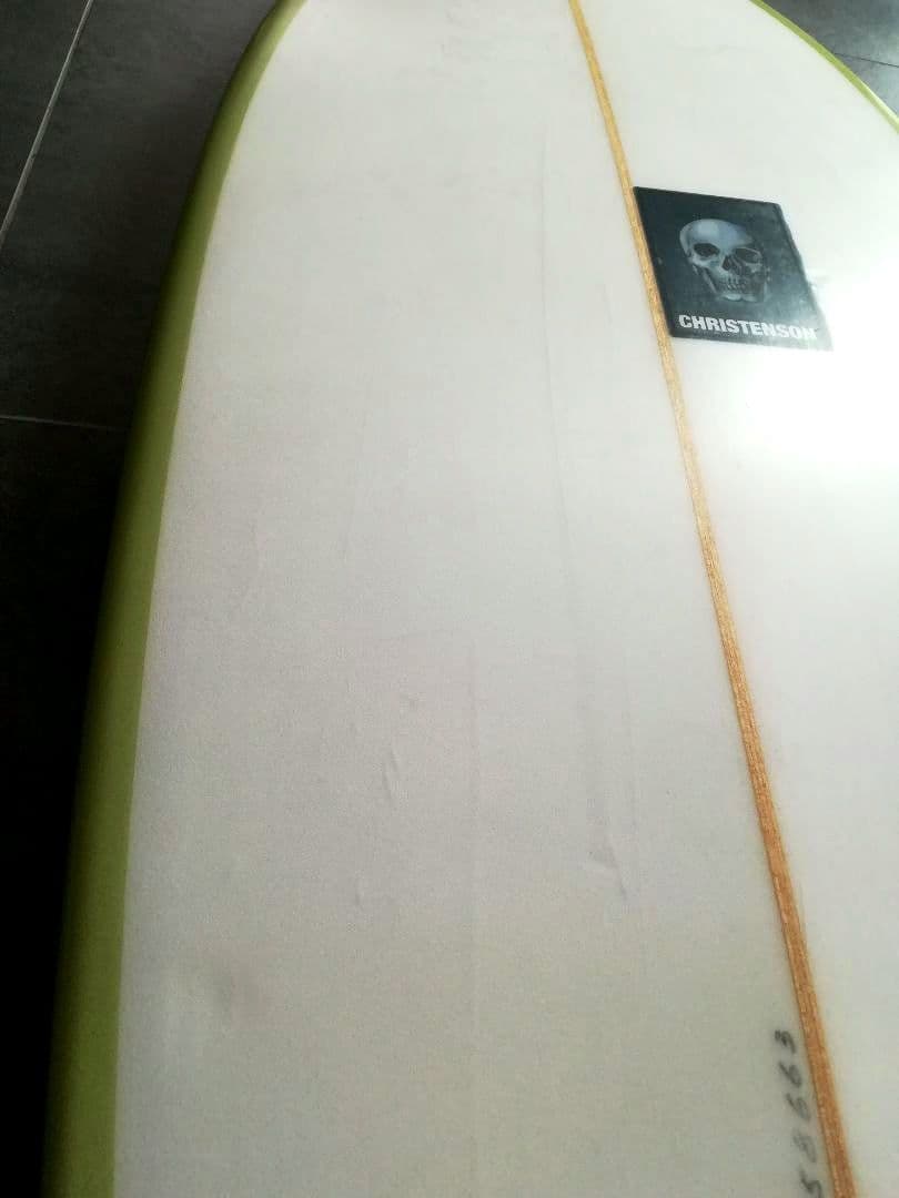 クリステンソン レーンスプリッター スワローテール 5'7ft フィン付き