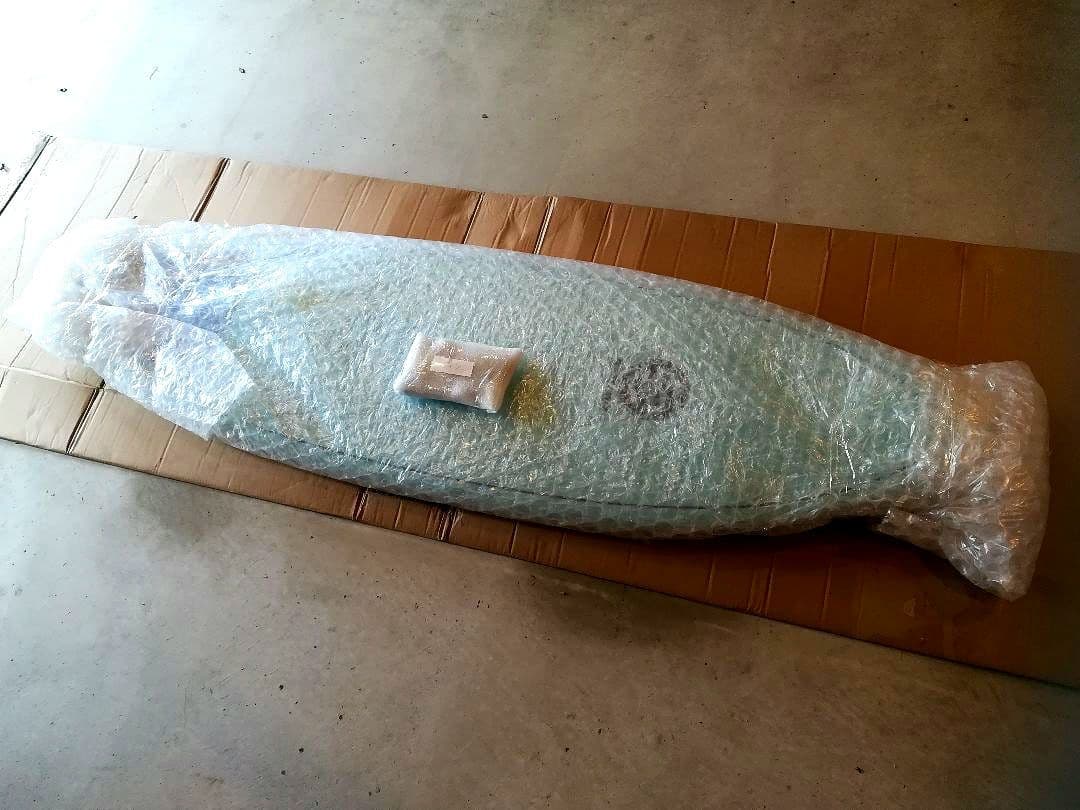 クリステンソン レーンスプリッター スワローテール 5'7ft フィン付き