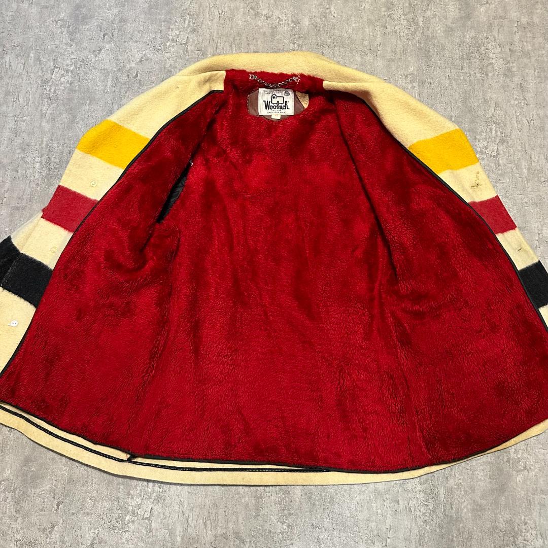 Woolrich ウールリッチ Pコート マルチボーダージャケット