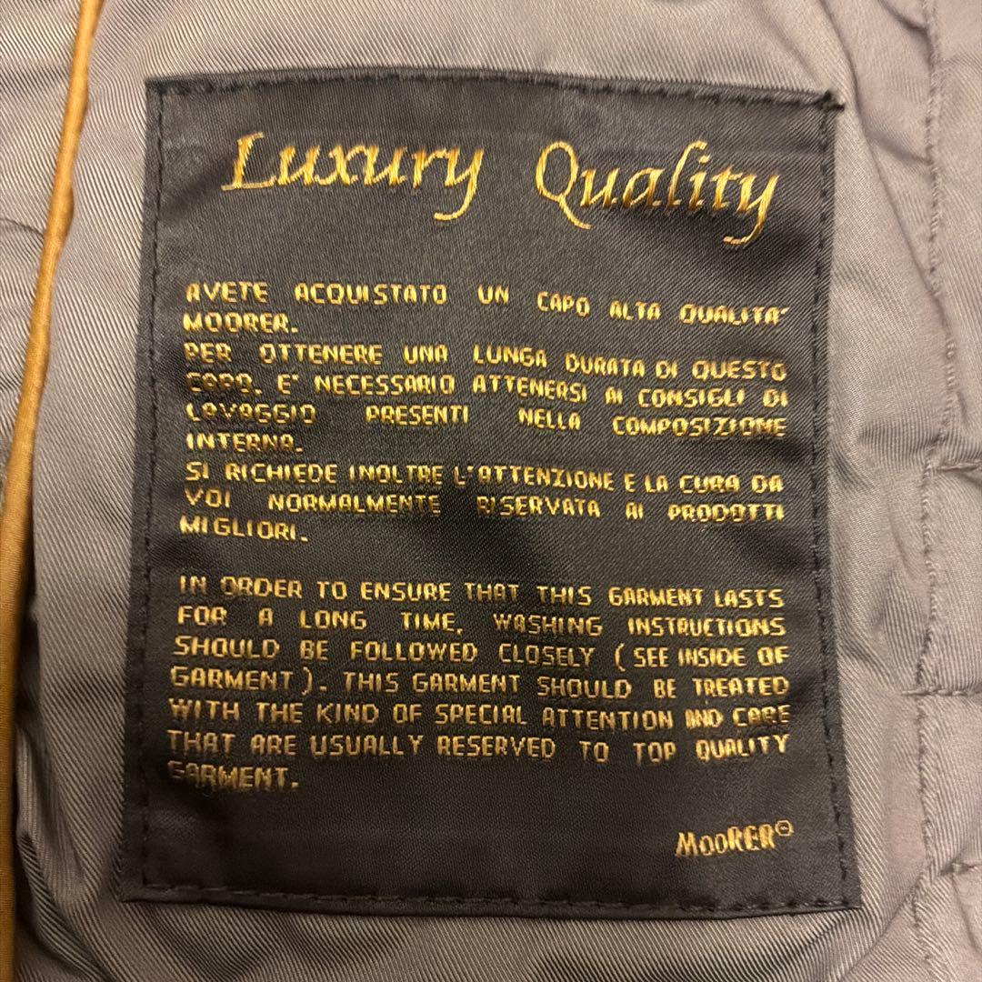 MOORER ダウンPコート　サイズ44