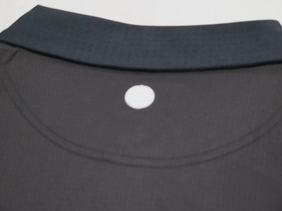 ⓁBRIEFING GOLF ブリーフィングゴルフパンチングメッシュシャツ黒