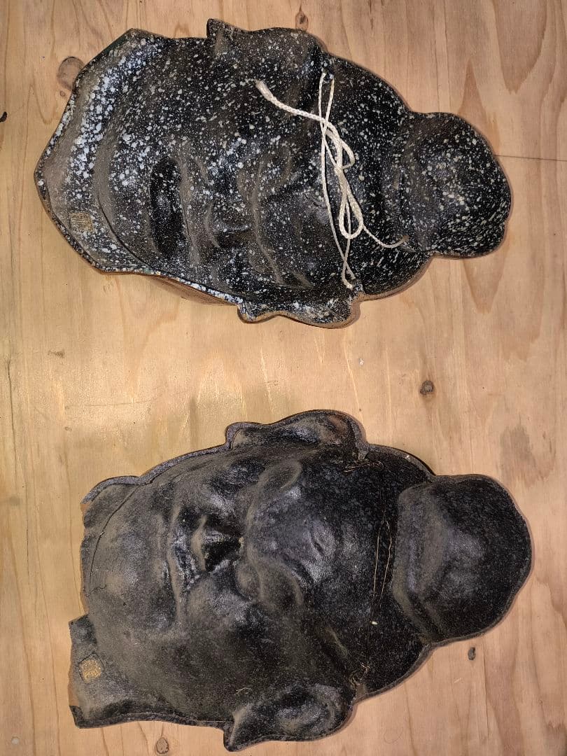 金剛力士立像　鉄面　観音　オブジェ