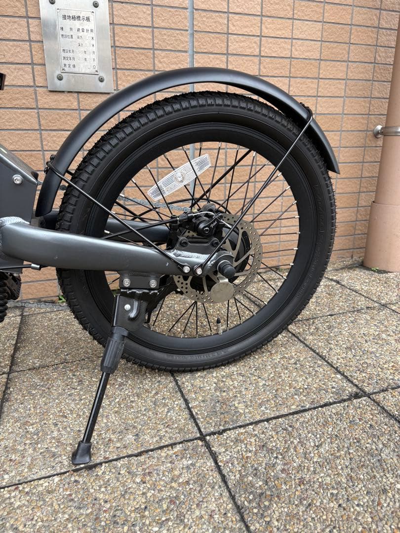 VELMO 折りたたみ自転車 グレー