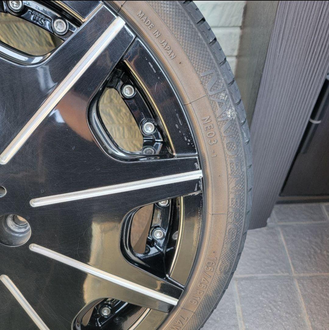 16インチ　軽自動車用 タイヤ、ホイールセット 165 /45R/16 　74W